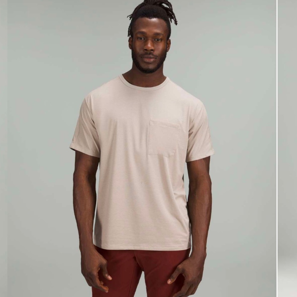 Lululemon The Fundamental Pocket T-Shirt Raw Linen XXL